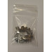 Conf.5 pz.Chiusure magnetiche mm 14 Ottone Antico