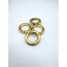 Anello a Moschettone FILO QUADRO 20mm ORO Anello a Moschettone FILO QUADRO 20mm ORO