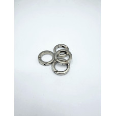 Anello a Moschettone a FILO QUADRO 14mm NICHEL Anello a Moschettone a FILO QUADRO 14mm NICHEL