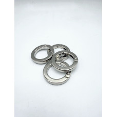 Anello a Moschettone FILO QUADRO 25mm NICHEL Anello a Moschettone FILO QUADRO 25mm NICHEL