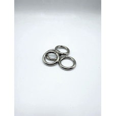 Anello a Moschettone FILO TONDO 25mm NICHEL Anello a Moschettone FILO TONDO 25mm NICHEL