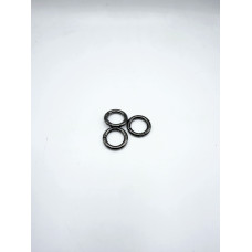 Anello a Moschettone a FILO TONDO 20mm NICHEL NERO Anello a Moschettone a FILO TONDO 20mm NICHEL NERO