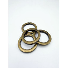 Anello a Moschettone a FILO QUADRO 30mm OTTONE ANTICO Anello a Moschettone a FILO QUADRO 30mm OTTONE ANTICO