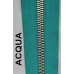 Cerniera lampo metallo spazzolata mm 5 oro
