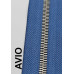 Cerniera lampo metallo spazzolata mm 5 oro