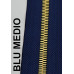 Cerniera lampo metallo spazzolata mm 5 oro