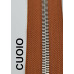 Cerniera lampo metallo spazzolata mm 5 oro