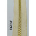 Cerniera lampo metallo spazzolata mm 5 oro