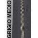 Cerniera lampo metallo spazzolata mm 5 oro
