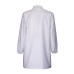 Camice cot/pe 3 tasche pols/elastici bianco