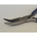 Pinza acciaio cm 12 punte curve  