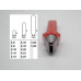 Fustella a martello ovale da mm 10 x 3 - 12 x 3