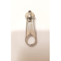 Cursori nichel tiretto goccia per lampo a spirale nylon mm 6 -  Confezione 10 pezzi