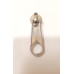 Cursori nichel tiretto goccia per lampo a spirale nylon mm 6 - Conf. 250 pezzi Cursori nichel tiretto goccia per lampo a spirale nylon mm 6 - Conf. 250 pezzi