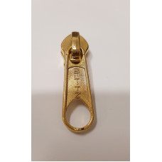 Cursori Oro tiretto a goccia per lampo a spirale nylon mm 6 - Confezione 10 pezzi Cursori Oro tiretto a goccia per lampo a spirale nylon mm 6 - Confezione 10 pezzi