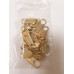 Cursori Oro tiretto a goccia  per lampo a spirale nylon mm 6 -  Confezione 10 pezzi