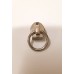 Cursori nichel  con anello per lampo a spirale  nylon mm 6 -  Conf. 250 pezzi