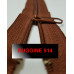 Lampo a spirale nylon mm 3 finita in cm 24 - Confezione 10 pezzi